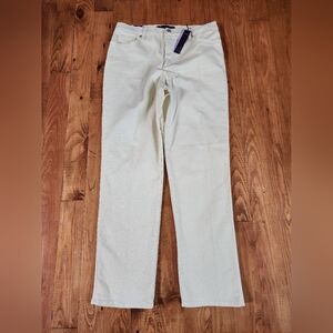 Gloria Vanderbilt Amanda Sz 12 Yellow Jeans